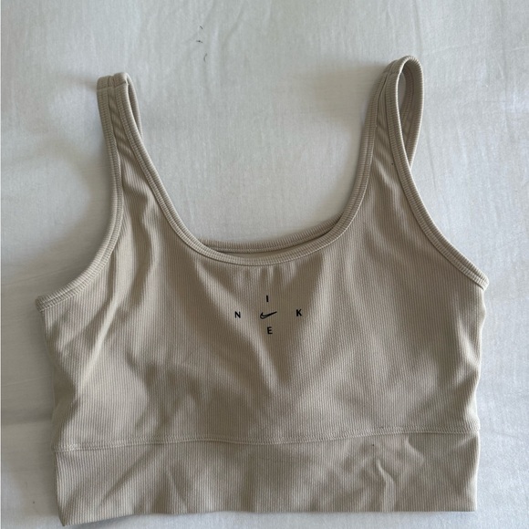 Nike Women's Beige Sports Bra - Picture 1 of 4